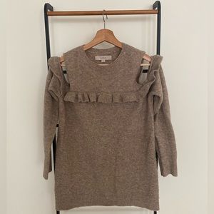 LOFT off-the-shoulder sweater, small, like new
